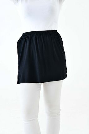 دامن سایز بزرگ مشکی زنانه پنبه ای mirach - کد 880634351