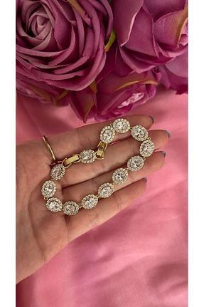 دستبند استیل (فولاد) زرد زنانه استیل ضد زنگ Opia JEWELRY - کد 880682142