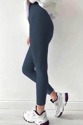 ساق شلواری طوسی زنانه بافتنی Madmext - کد 466257200