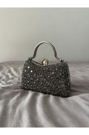 کیف مجلسی طلائی زنانه چرم مصنوعی mossi - کد 818741860