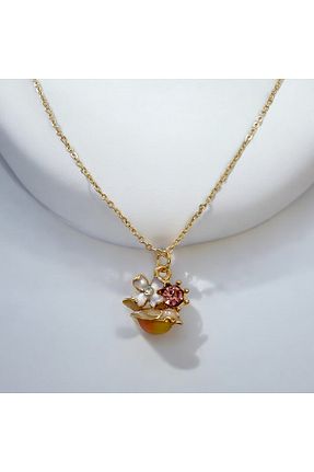 گردنبند جواهر رنگی زنانه پوشش زاماک SAYILI COLLECTION - کد 880768201