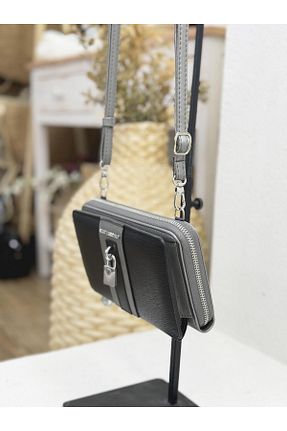 کیف پستچی مشکی زنانه چرم مصنوعی Silver Polo - کد 880799994