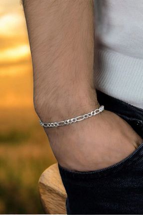 دستبند نقره طوسی زنانه 925 عیار MODA925 - کد 880834603