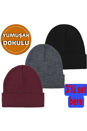 کلاه مشکی زنانه اکریلیک EMKA GİYİM - کد 870214488