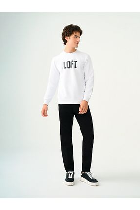 سوئیشرت سفید مردانه نوشته / شعار Loft - کد 880867316
