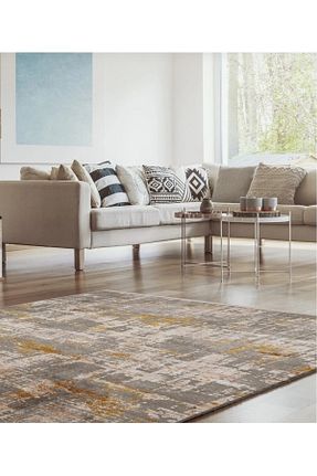 فرش طوسی آنتی آلرژی Atlas Halı - کد 880865560