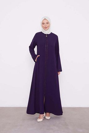 کلاه و ابایا بنفش زنانه پنبه ای Levidor - کد 880872802