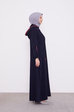 کلاه و ابایا سرمه ای زنانه بافتنی Levidor - کد 880872095
