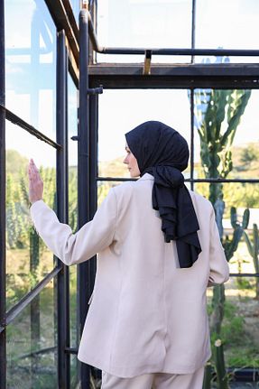 شال مشکی زنانه İpekhan - کد 805481930