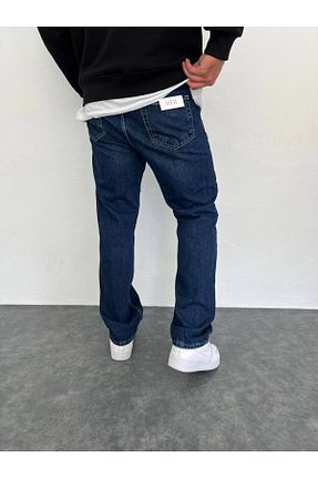 شلوار جین سرمه ای مردانه پاچه لوله تفنگی TÜZeMEN - کد 880886100