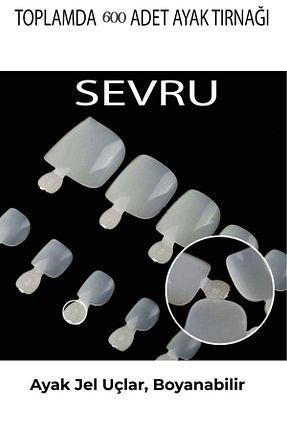 ناخن مصنوعی و اکسسوری سفید SEVRU - کد 879310494