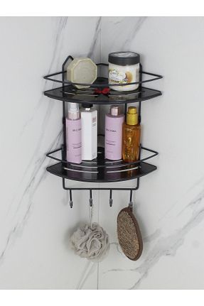 نظم دهنده حمام مشکی استیل (فولاد) HIMYHOME - کد 704202039