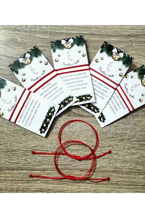 دستبند جواهر قرمز زنانه منجق Tralles Takı - کد 209338306