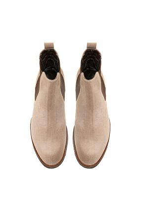 بوت / نیم بوت بژ مردانه چرم خالص Desa - کد 382032617