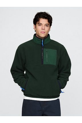 سوئیشرت سبز مردانه ساده GAP - کد 881044126