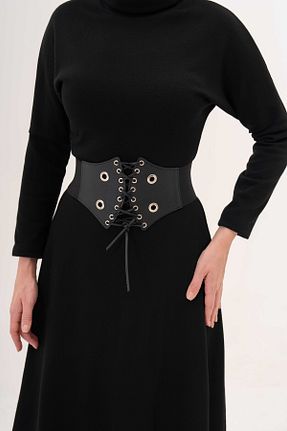 لباس مشکی زنانه بافتنی lovebox - کد 357784716