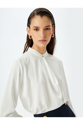 بلوز نباتی زنانه ساده Koton - کد 881061233