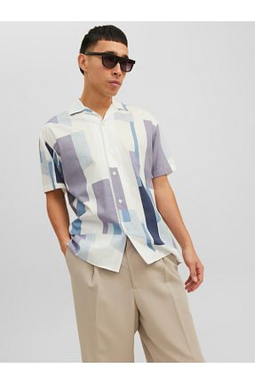 پیراهن سرمه ای مردانه Relaxed Jack & Jones - کد 701909839