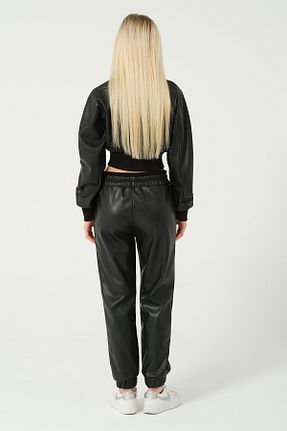 ست بالاتنه و پائین تنه مشکی زنانه Fitted eva clothing - کد 881086818