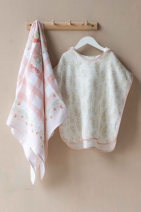 پانچو سفید بچه گانه پنبه ای Atelier Babbi - کد 844102783