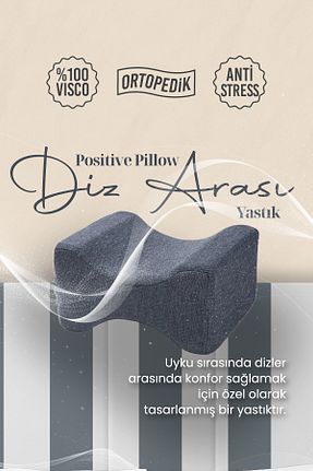 روکش بالش طوسی پنبه ای Positive Pillow - کد 416308973