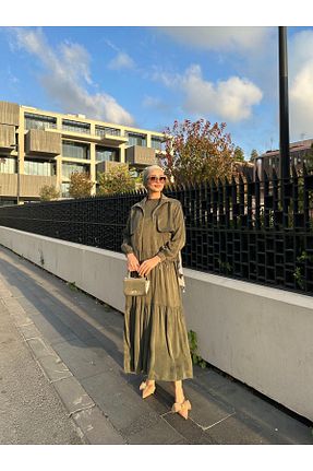 لباس حجاب سبز زنانه Relaxed Melisa Boutique By Selma Özkan - کد 879999384