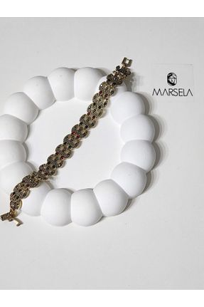 دستبند جواهر متالیک زنانه زیرکن Lujo - کد 881113787
