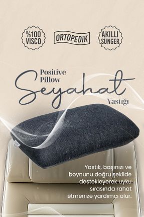 بالش طوسی Pamuklu Positive Pillow - کد 415473198