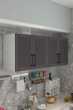 کابینت های آماده آشپزخانه طوسی Suntalam Kenzlife - کد 881220582