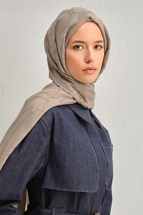 شال قهوه ای زنانه پنبه ای Armine - کد 892466589