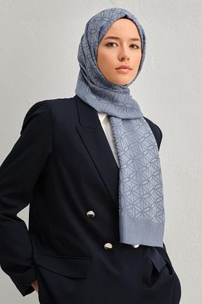 شال سرمه ای زنانه پنبه ای Armine - کد 881202873