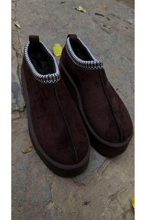 بوت / نیم بوت قهوه ای زنانه جیر Eataly Shoes - کد 881200035