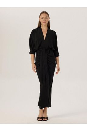 لباس مشکی زنانه بافتنی Rivus - کد 838143575