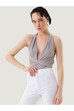 بادی سفید زنانه یقه هفت Rivus - کد 839861641