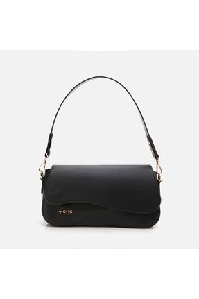 کیف دوشی مشکی زنانه چرم مصنوعی Hotiç - کد 881145324