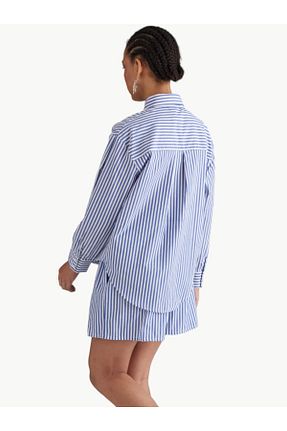 پیراهن بژ زنانه اورسایز Rivus - کد 752860244