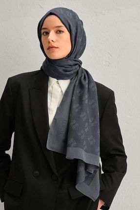 شال طوسی زنانه پنبه ای Armine - کد 891441057