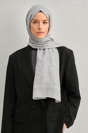 شال سرمه ای زنانه پنبه ای Armine - کد 892471358