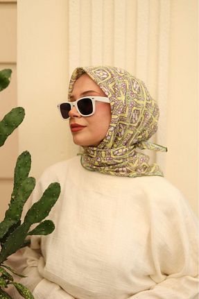 دستمال گردن زرد زنانه Gold Garden - کد 881225704