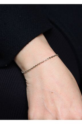 دستبند نقره طوسی زنانه 925 عیار Own Jewelry - کد 881208331