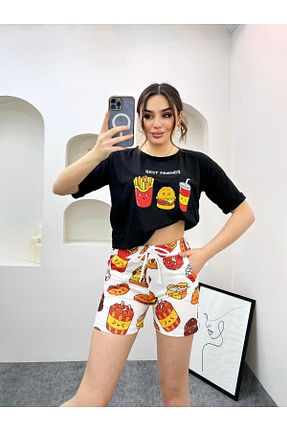 ست بالاتنه و پائین تنه رنگی زنانه بافت DCL STYLE - کد 881221342