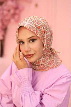 دستمال گردن نارنجی زنانه Gold Garden - کد 881225765