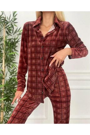 ست بالاتنه و پائین تنه نارنجی زنانه بافتنی SHUGAA - کد 881247194