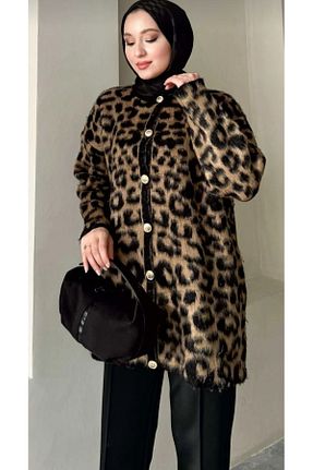 رویه حجاب قهوه ای زنانه اکریلیک DAMGA Collection - کد 881247680