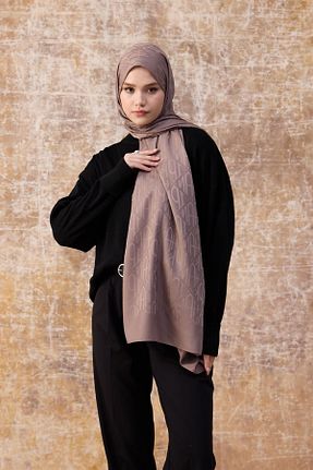 شال قهوه ای زنانه İpekhan - کد 881262663