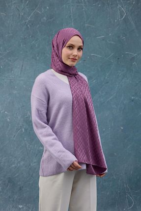 شال بنفش زنانه İpekhan - کد 881262667