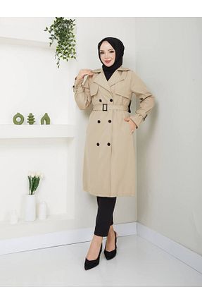 ترنچکت نباتی زنانه پلی استر RACE FASHİON - کد 881279402