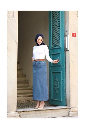 دامن حجاب آبی زنانه Çan VELLICHOR - کد 261749639