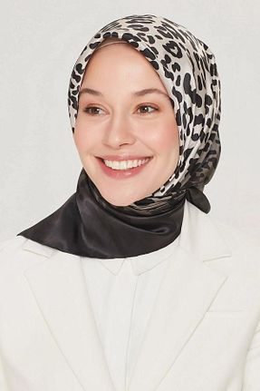 روسری قهوه ای İpek Tivil Armine - کد 879910787