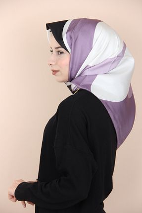 روسری بنفش İpek Tivil PAPLİO FERRE - کد 854413154